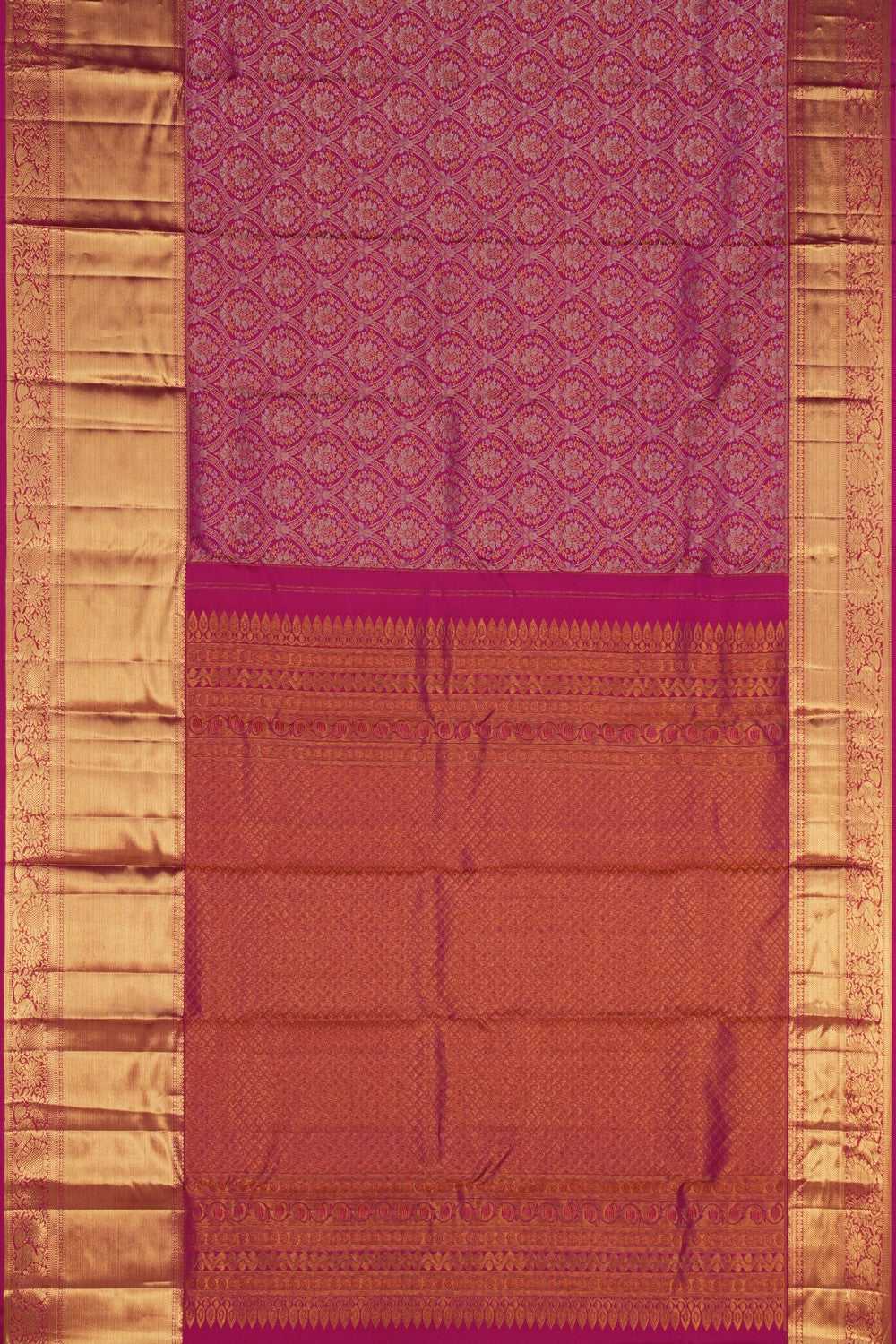 Image of Pink Brocade Kanchipattu Saree