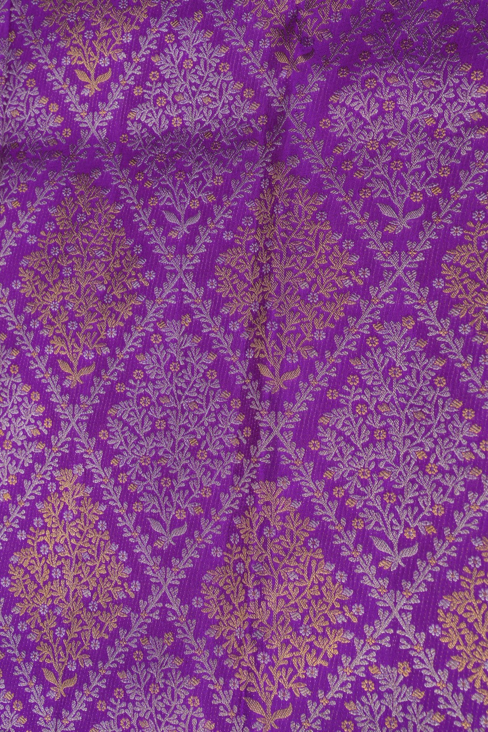 Image of Purple Brocade Kanchipattu Saree