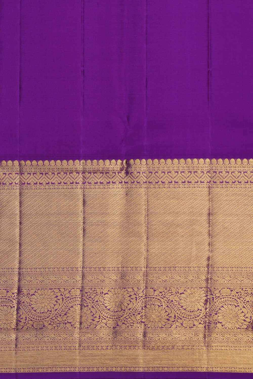 Image of Purple Brocade Kanchipattu Saree