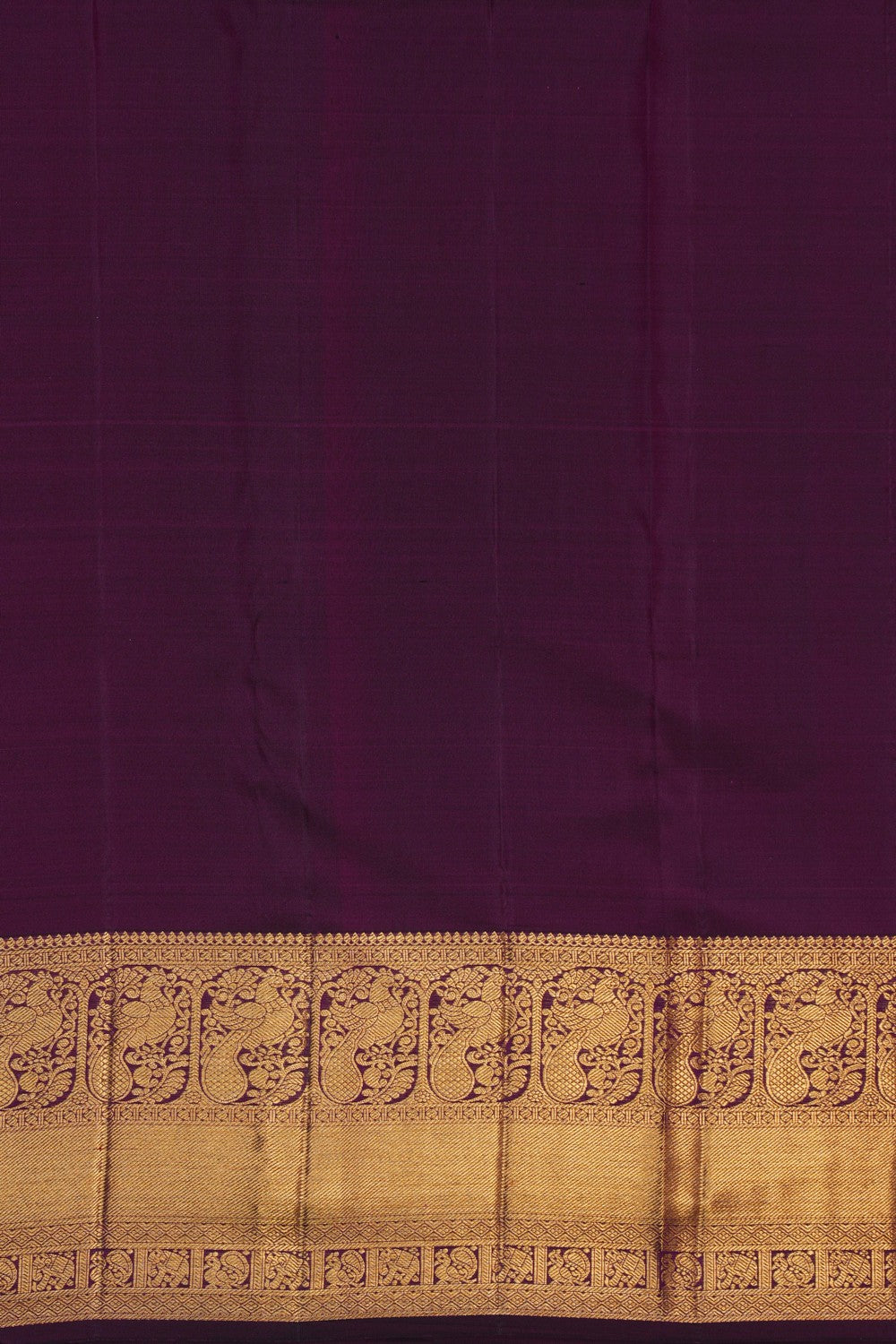 Image of Violet Brocade Kanchipattu Saree