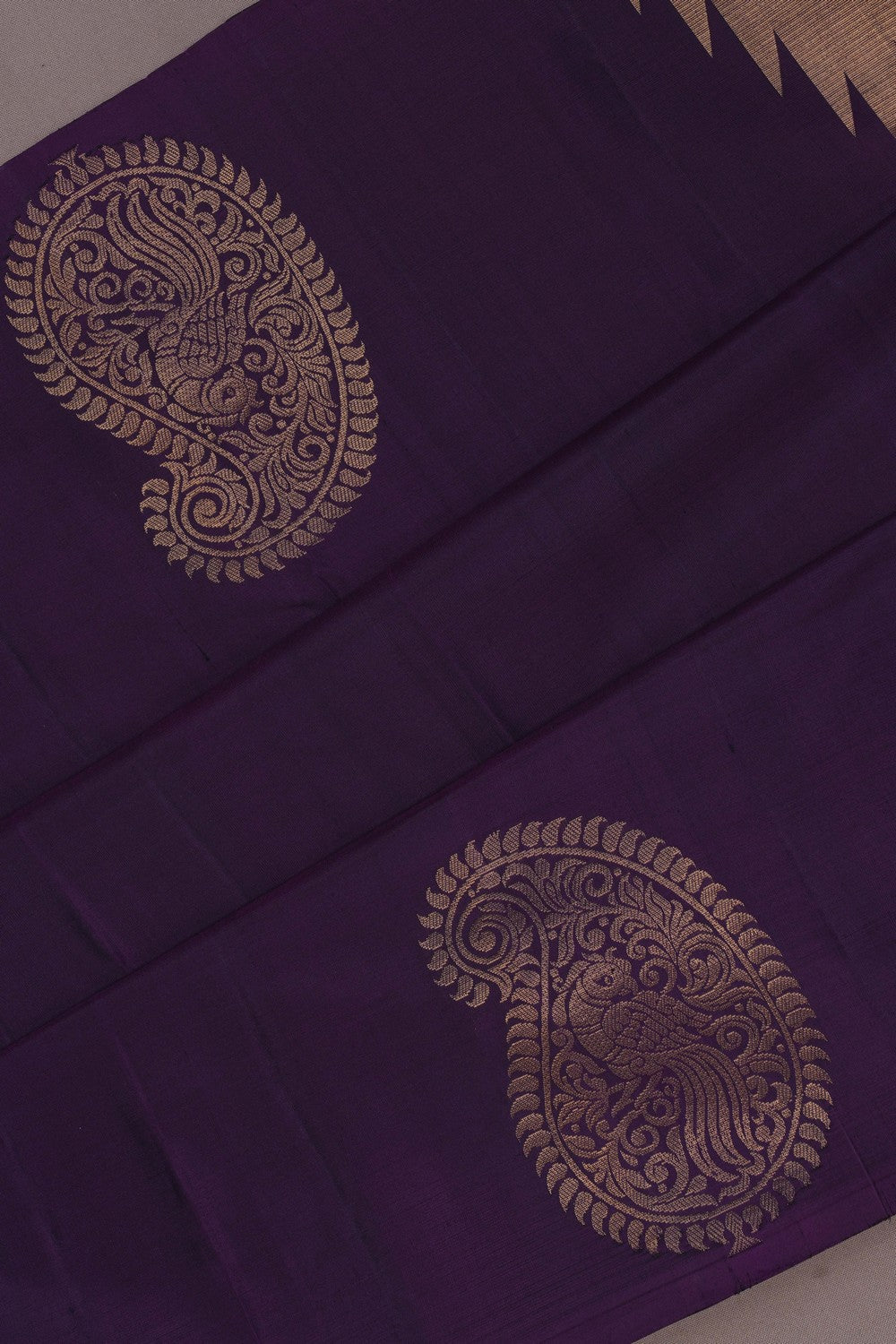 Image of South Silk Purple Saree