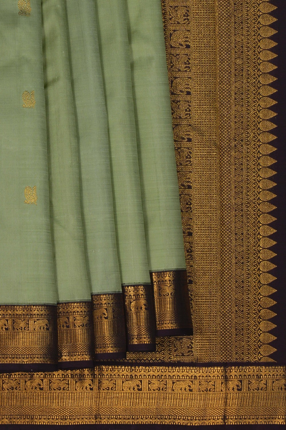 Image of Arani Silk Sage Green Saree