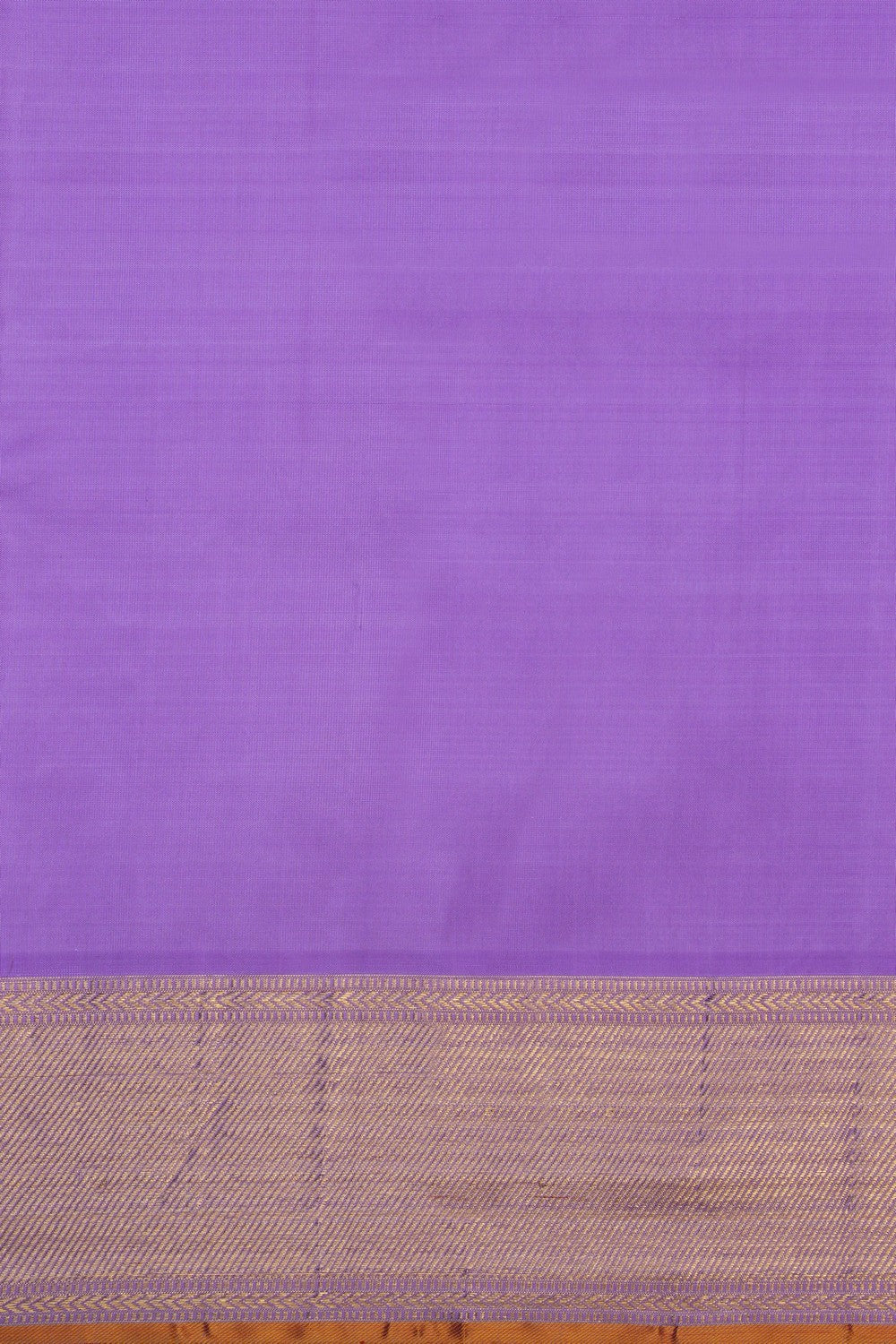 Image of Kanchipuram Brocade Silk Purple Saree