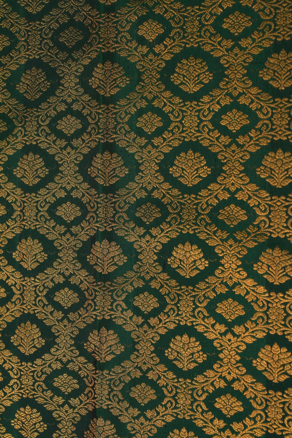Image of Kanchipattu Brocade Silk Green Saree