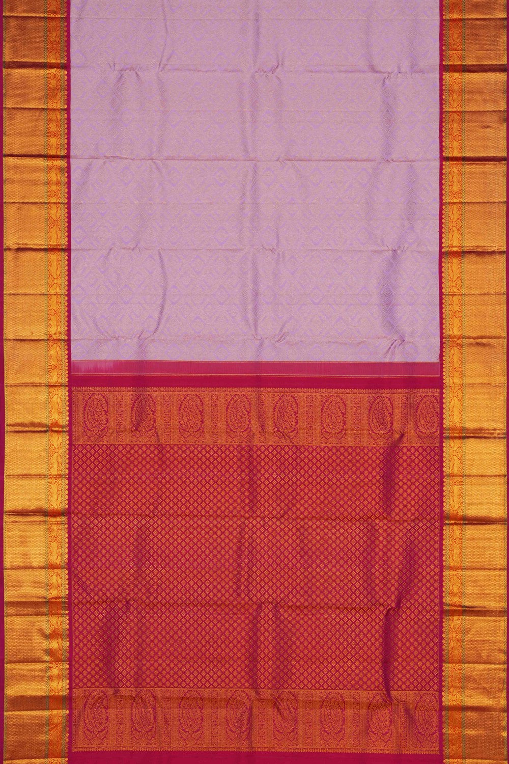 Image of Kanchipattu Brocade Silk Pink Saree