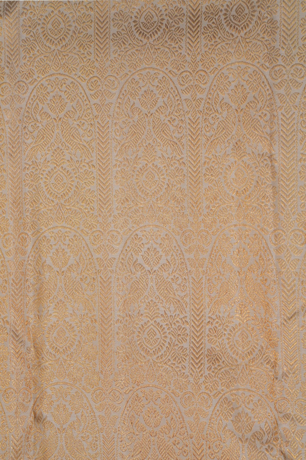 Image of Kanchipattu Brocade An Ethereal Off-White Saree