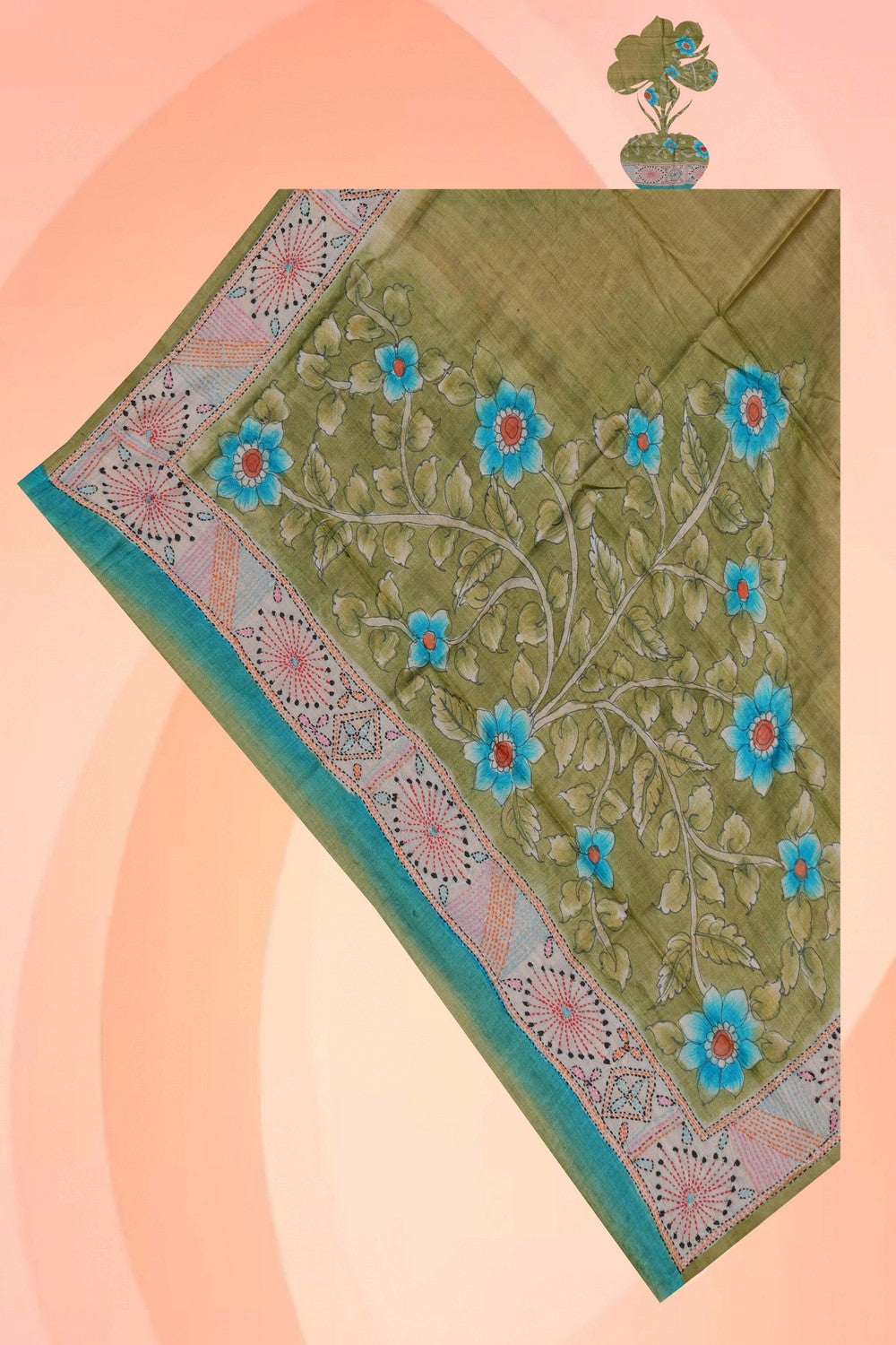 Image of A Floral Printed Dupatta