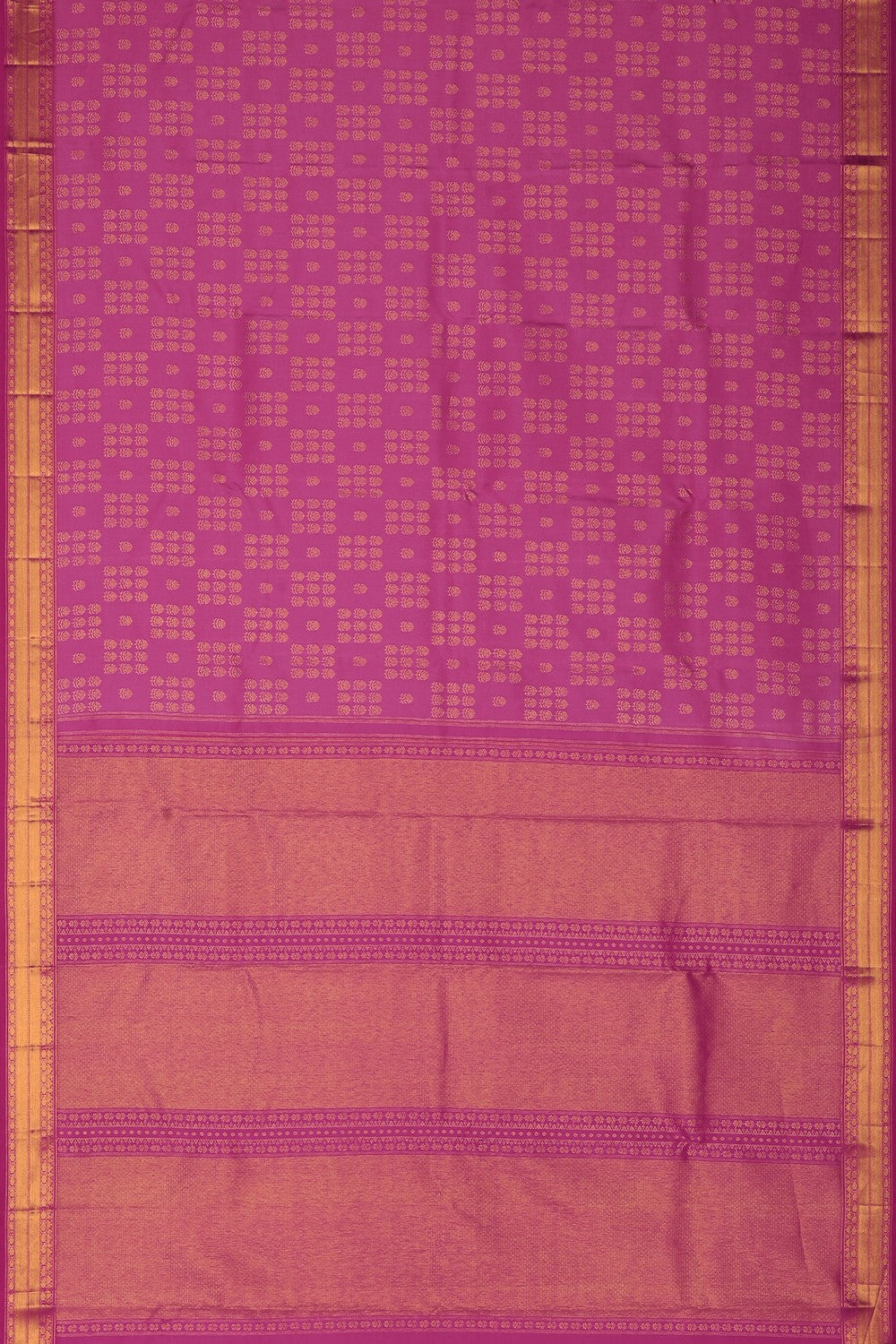 Image of Kanchipattu Brocade Pink Saree