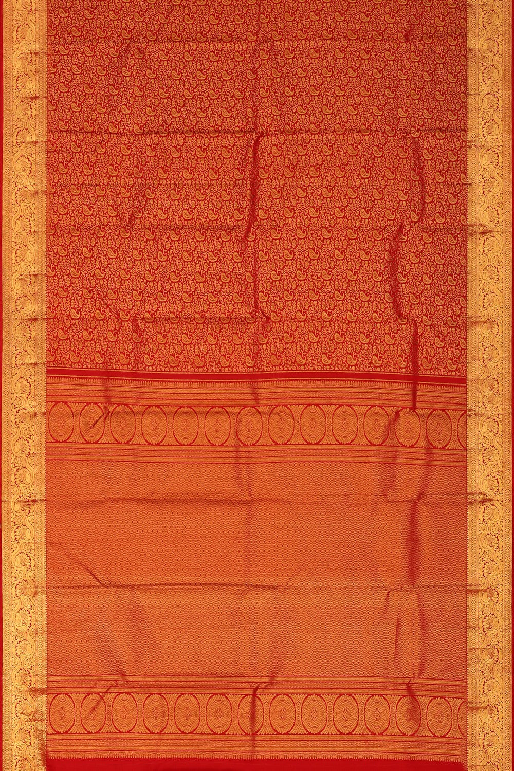 Image of Kanchipattu Brocade Red Saree