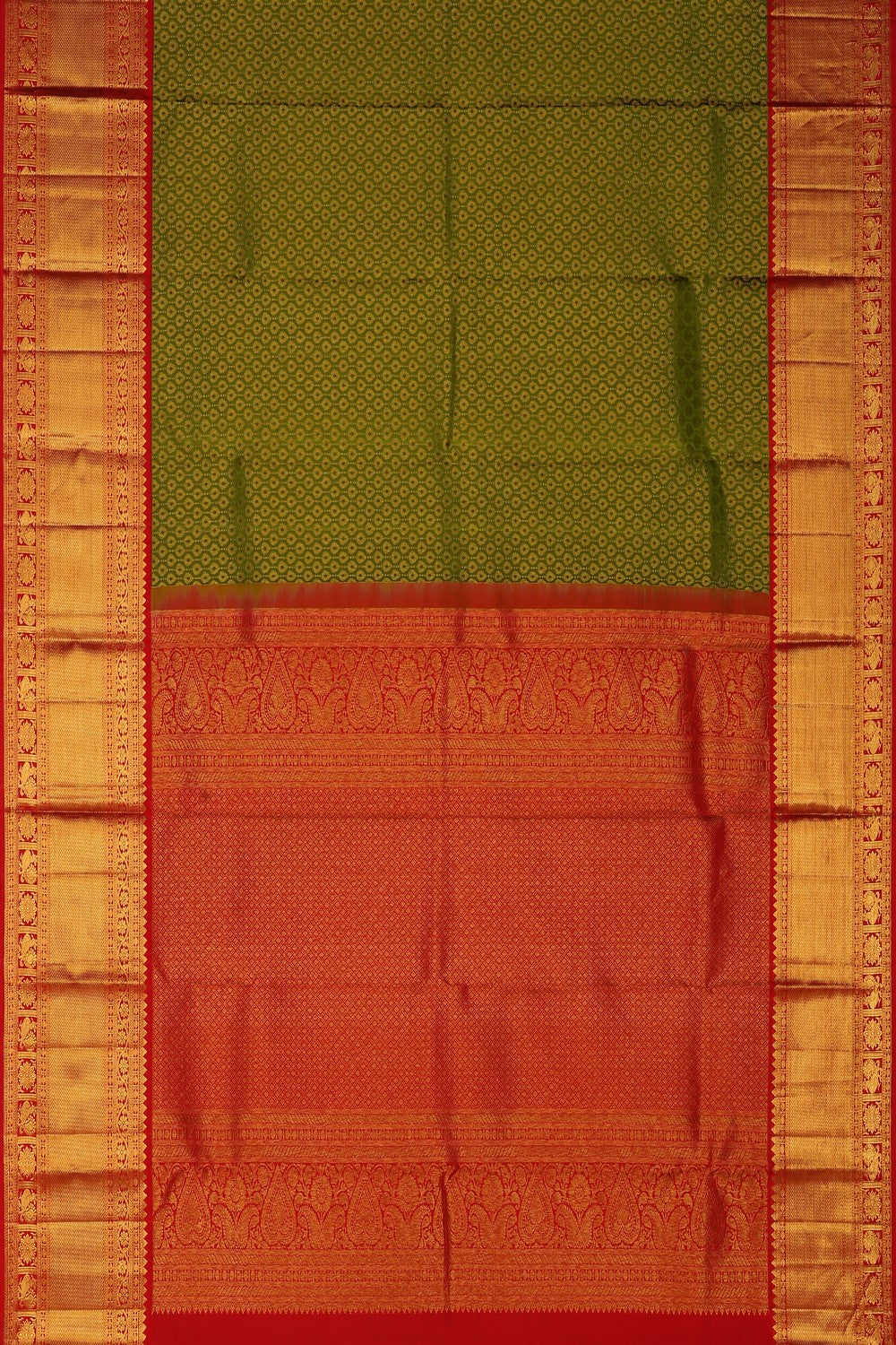 Image of Kanchipattu Brocade Green Saree