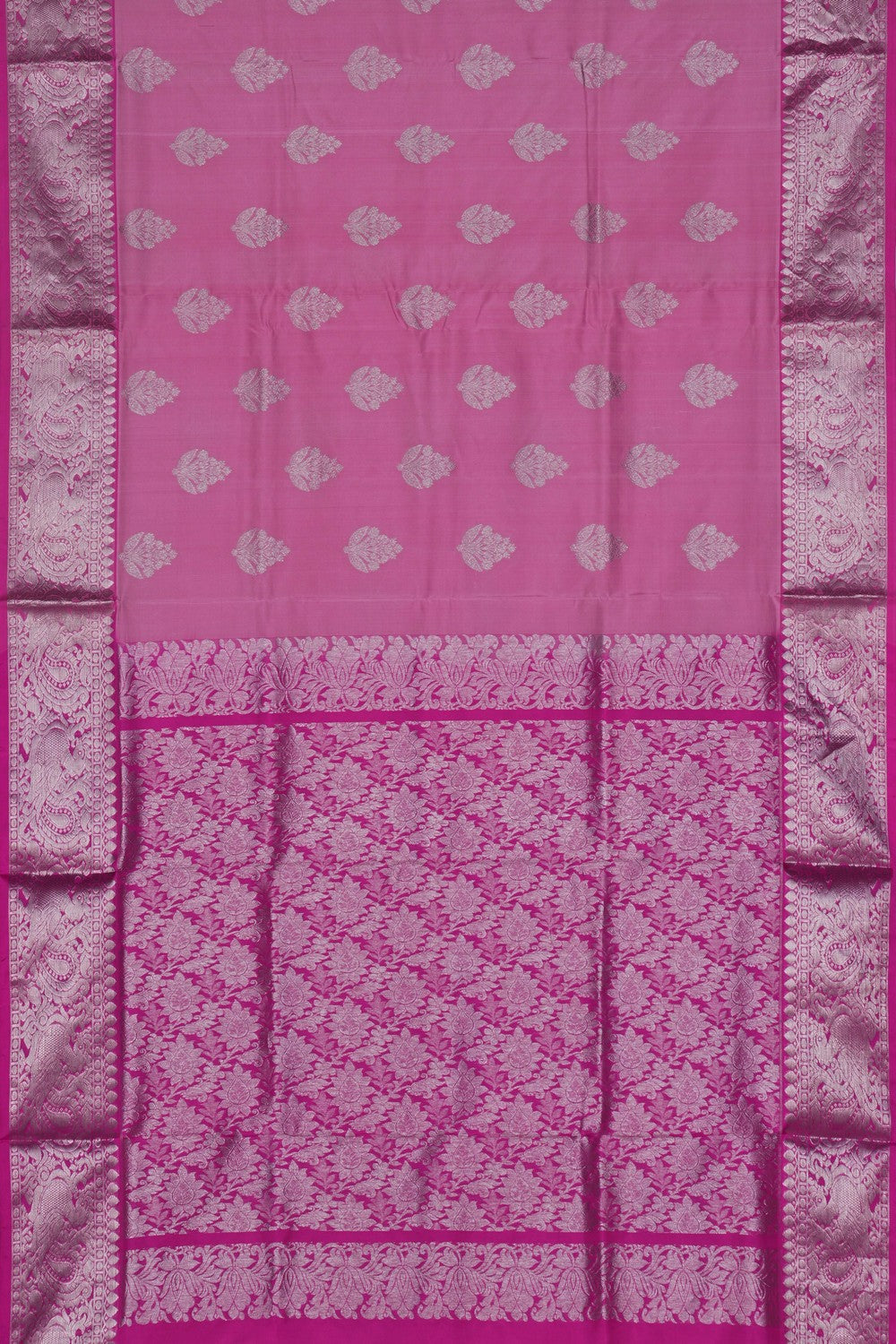 Image of Venkatagiri Pink Saree