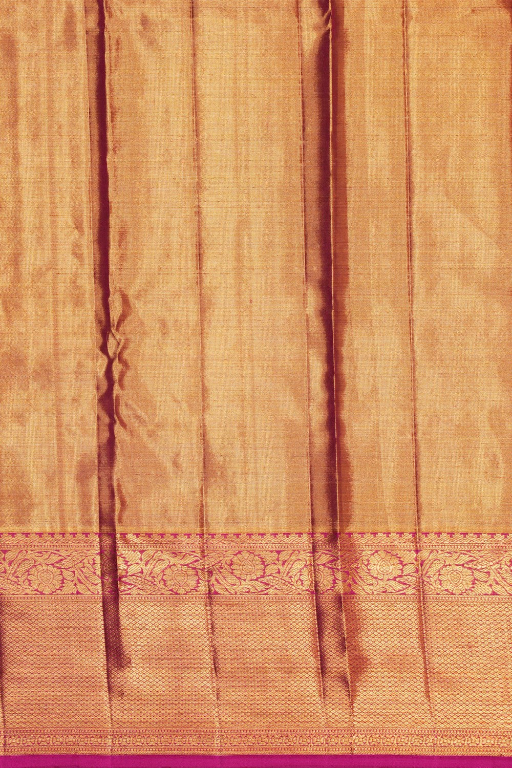 Image of Kanchipattu Brocade Gold Saree