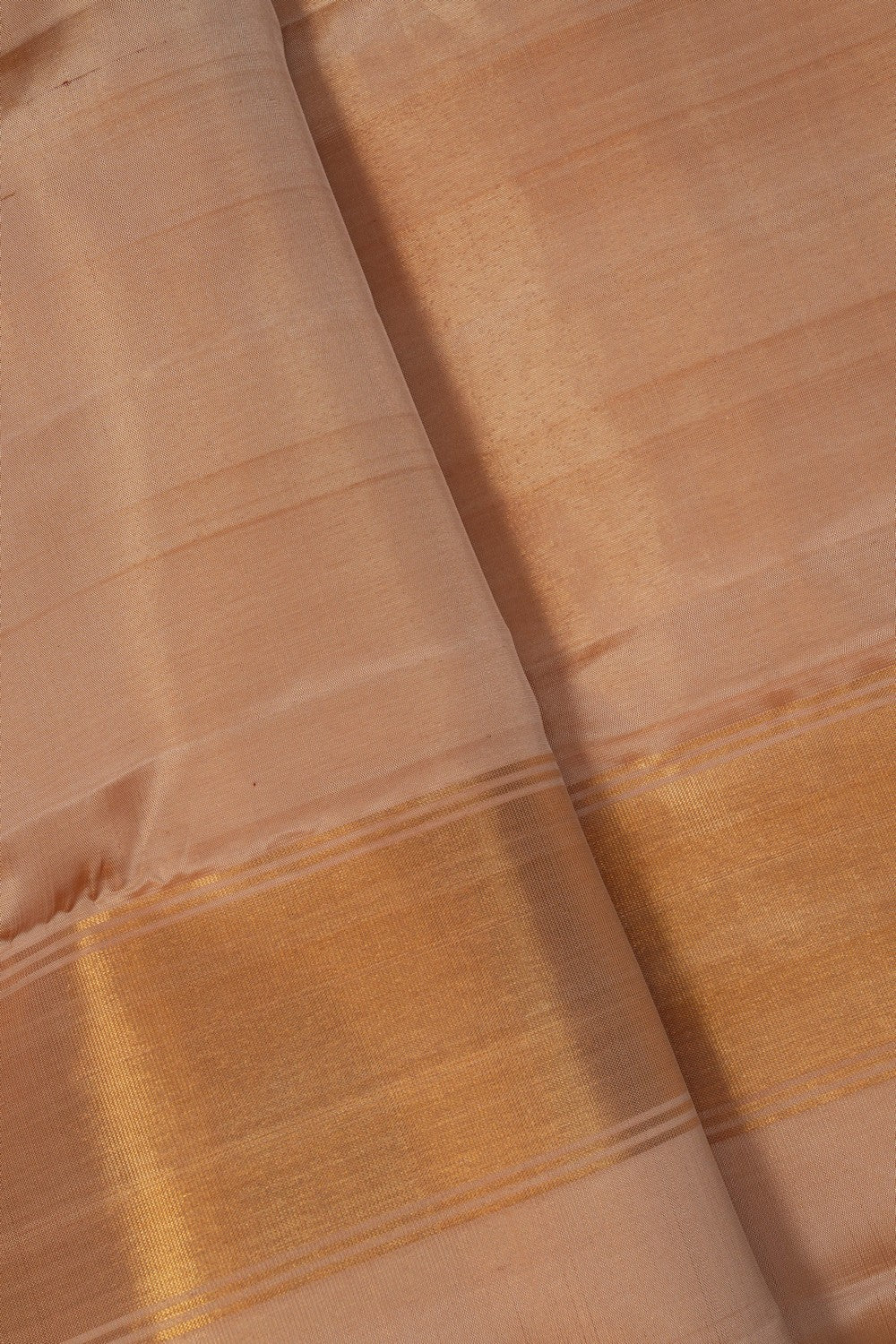 Image of Kanchi Tissue Silk Dhoti With Kanduva (8 X 4)