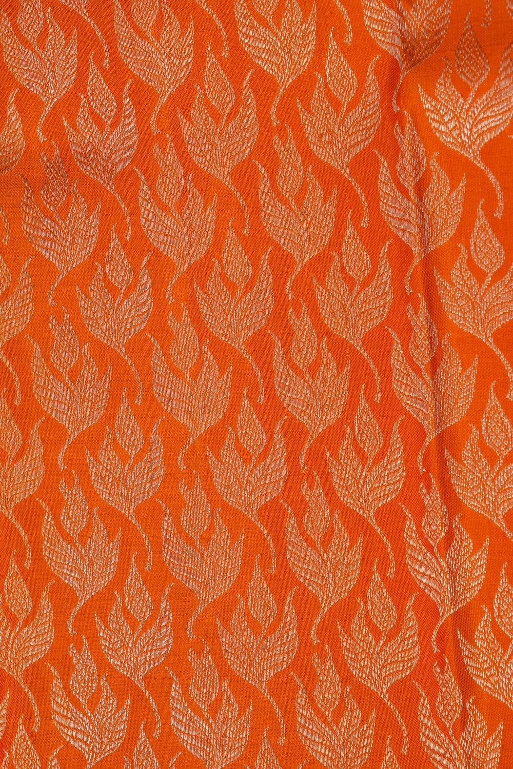 Image of Kanchipattu Brocade Orange Saree