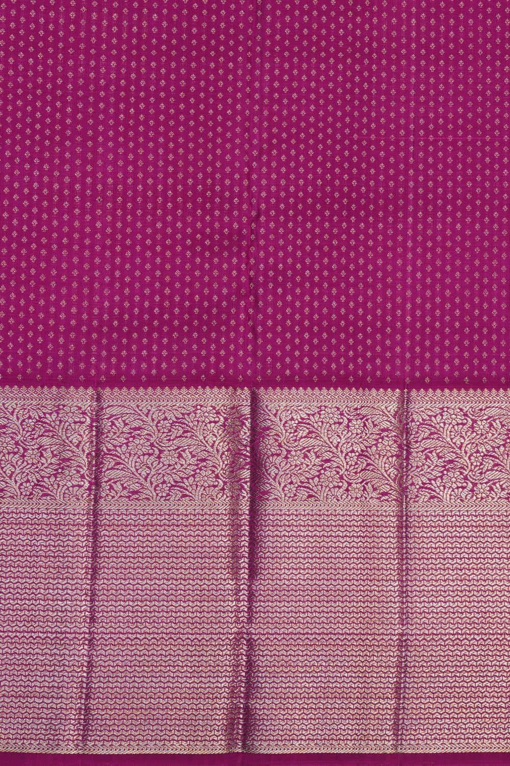 Image of Kanchipattu Brocade Orange Saree