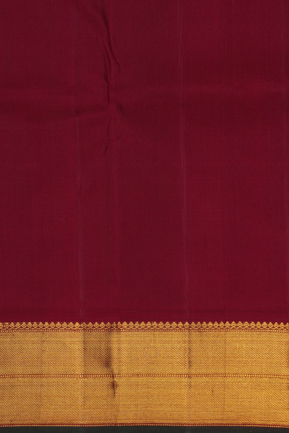 Image of Arani Silk Bottle Green Saree