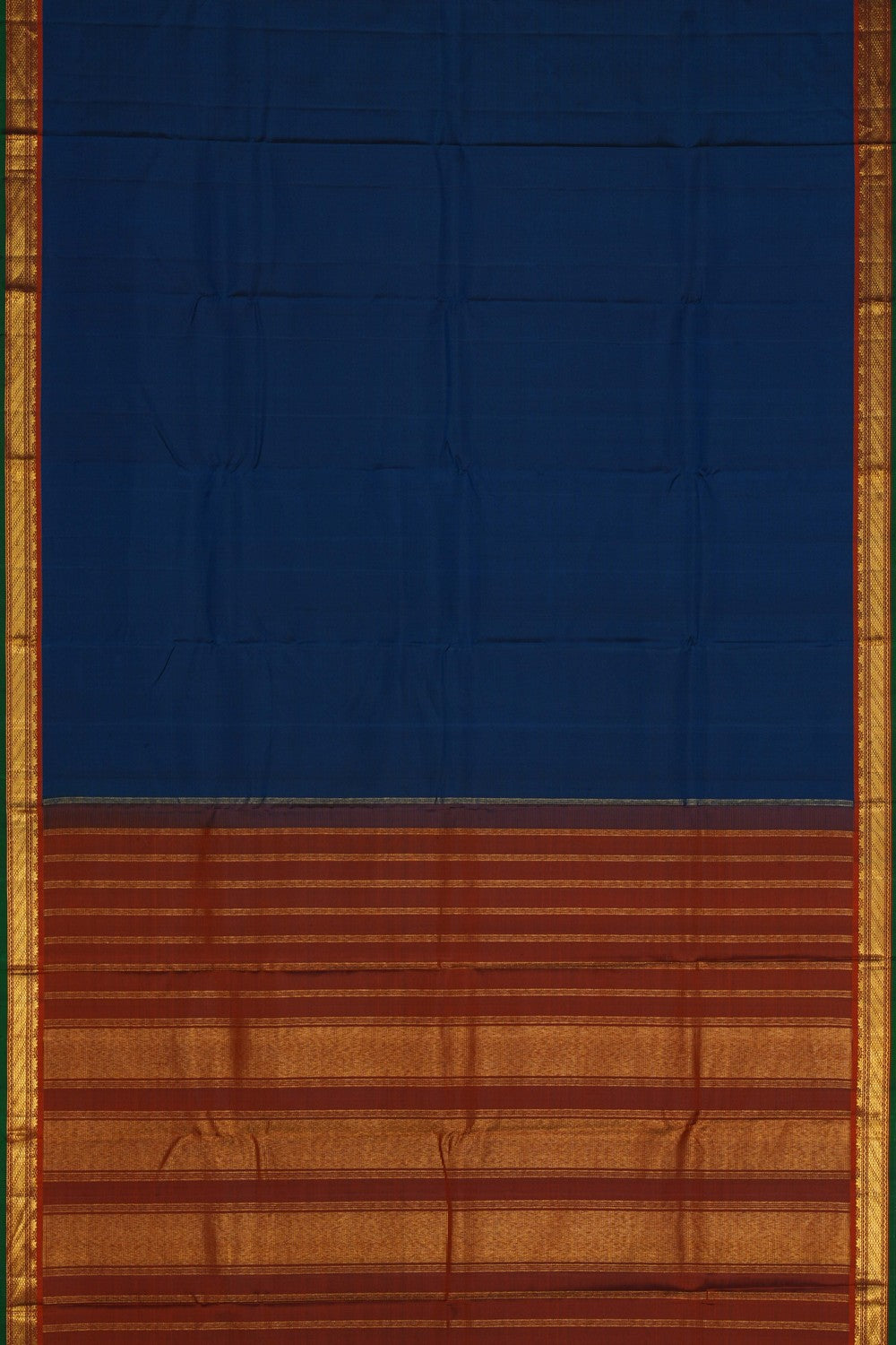 Image of Arani Silk Blue Saree