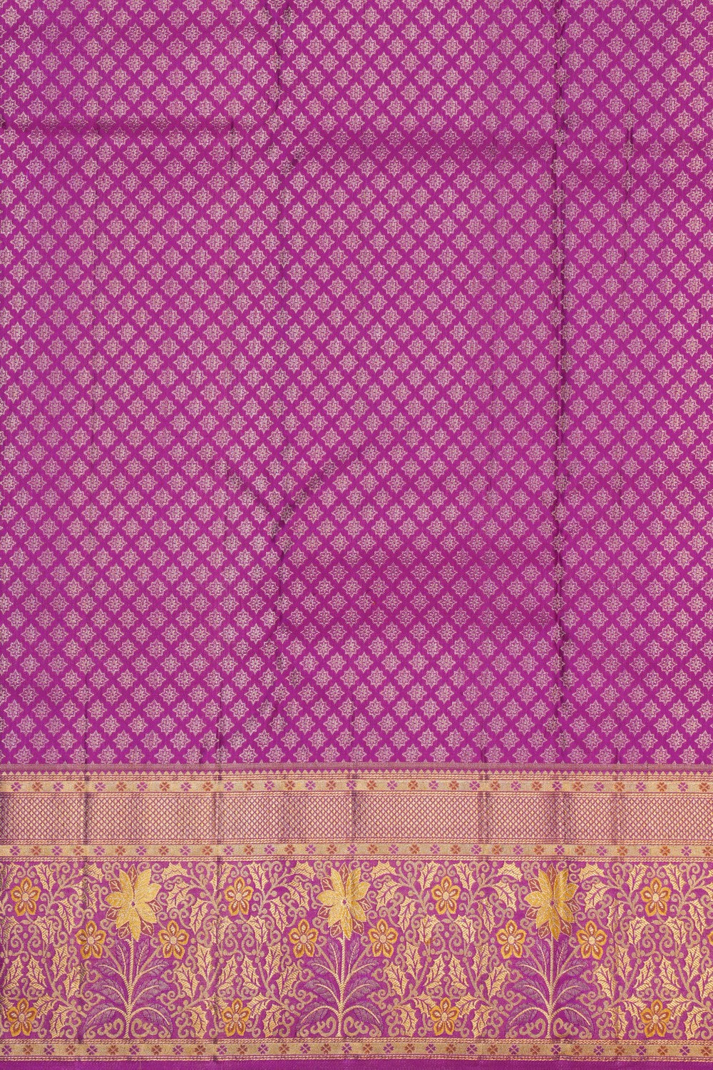 Image of Kanchipattu Brocade Orange Saree