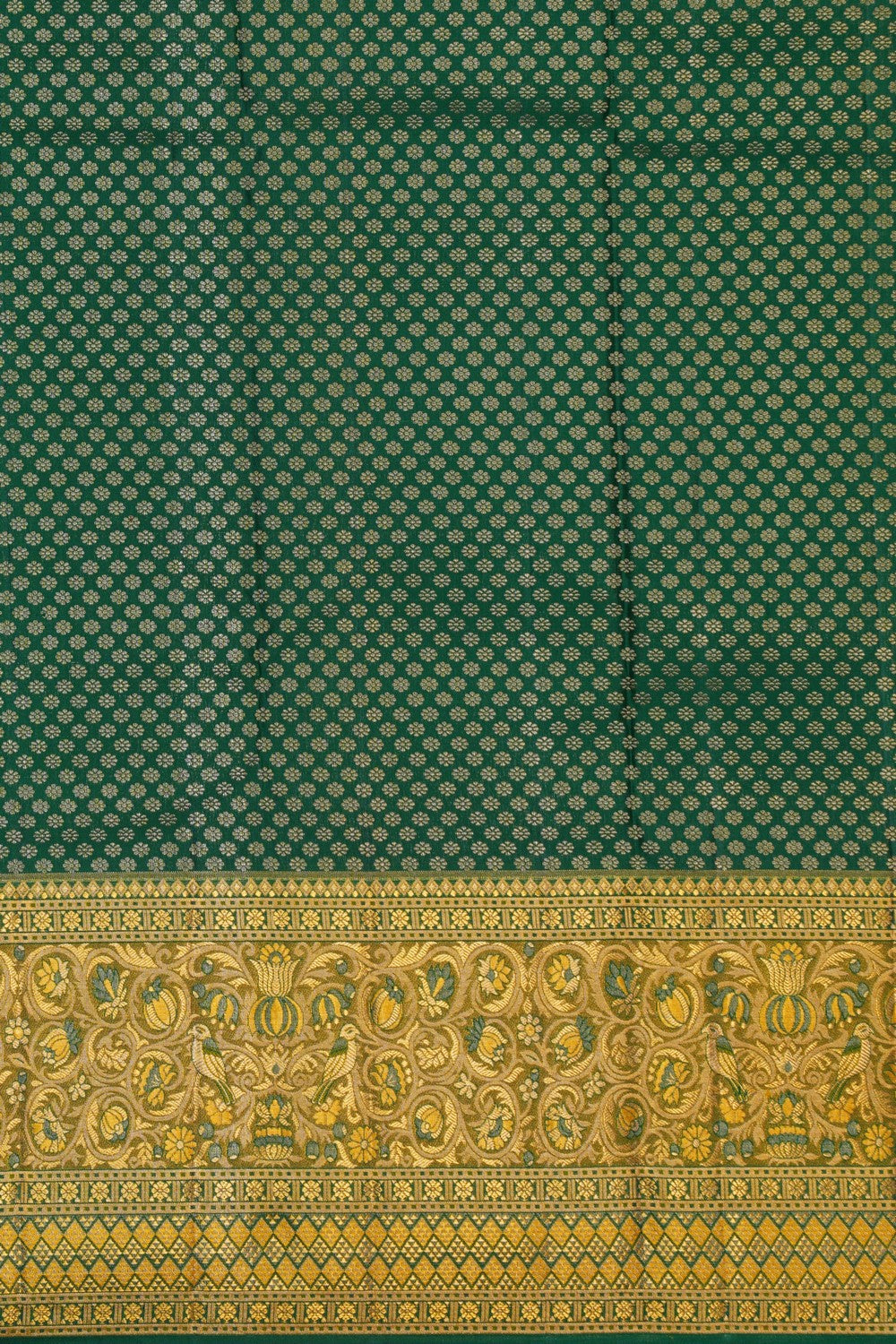 Image of Kanchipattu Brocade Yellow Saree