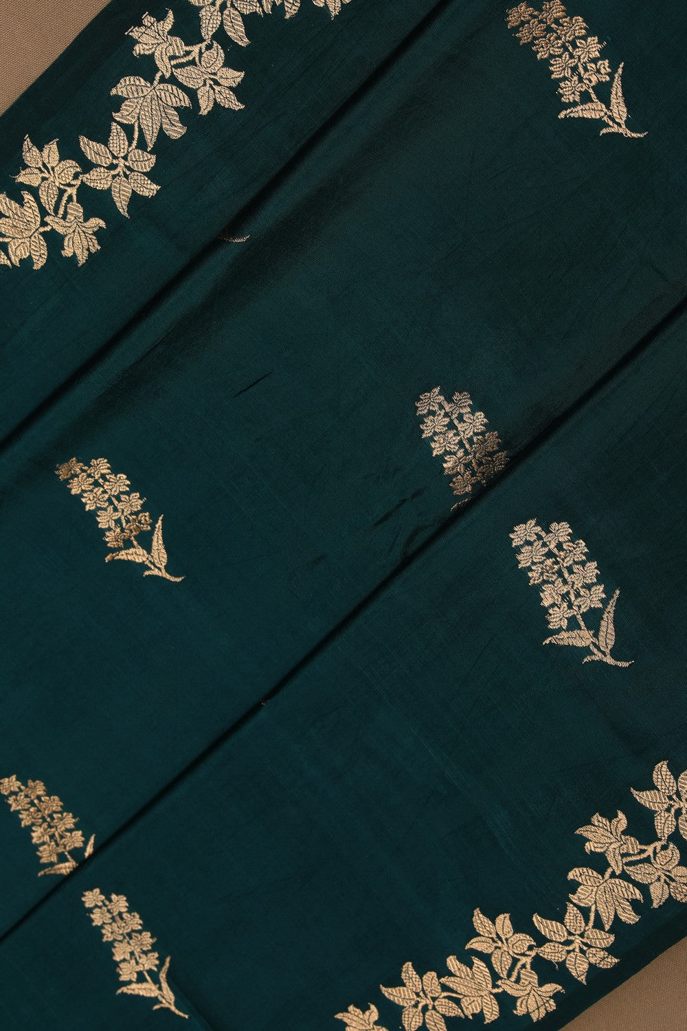 Image of Banarasi Silk Blue Saree