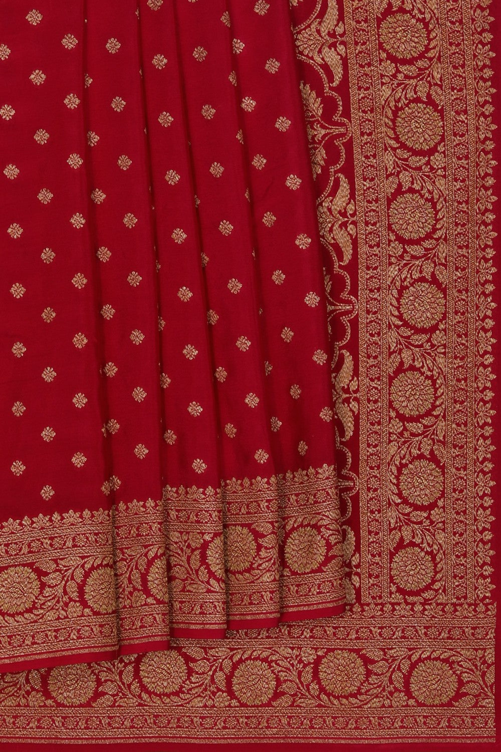 Image of Banarasi Crepe Pink Saree