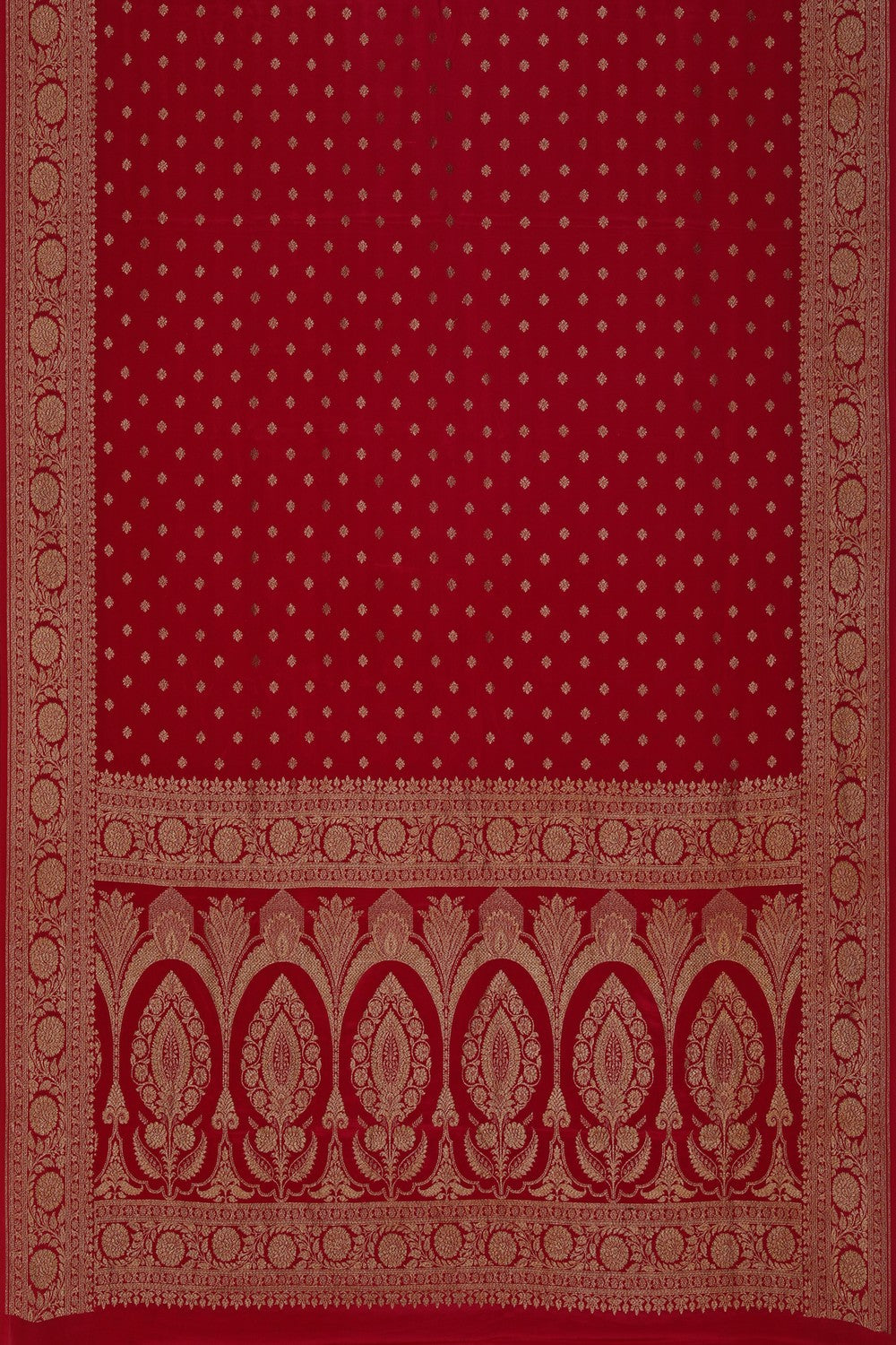 Image of Banarasi Crepe Pink Saree