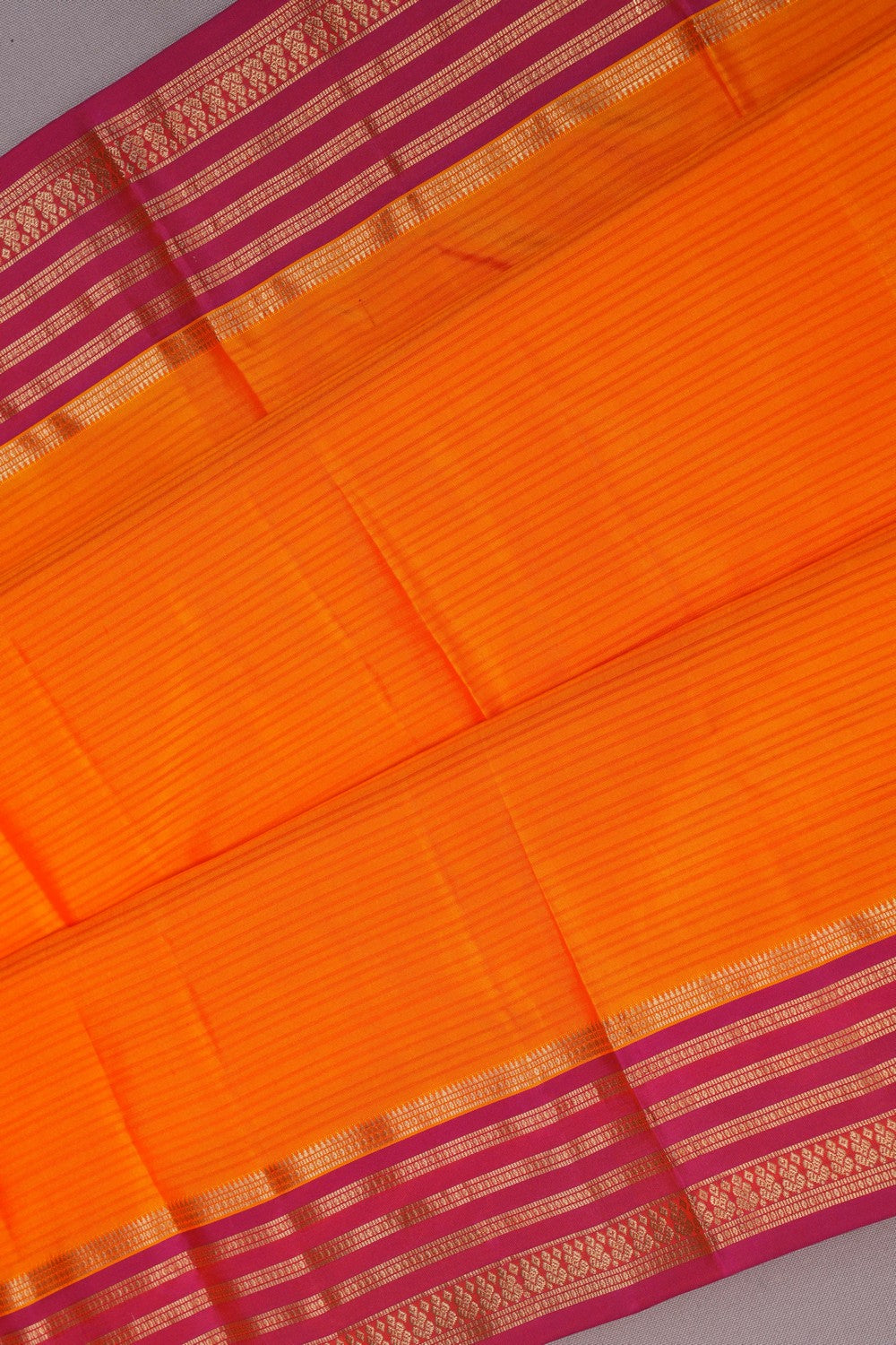 Image of South Silk Orange Saree