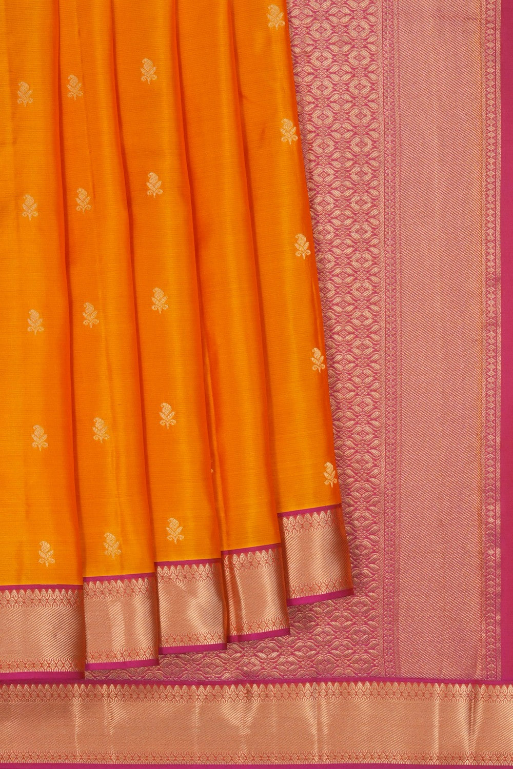 Image of South Silk Yellow Saree
