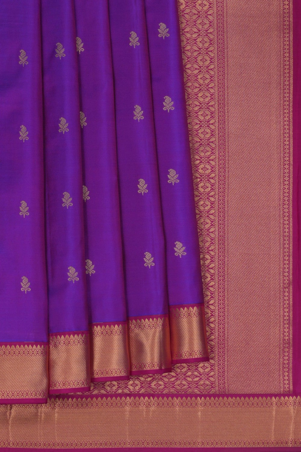 Image of South Silk Purple Saree