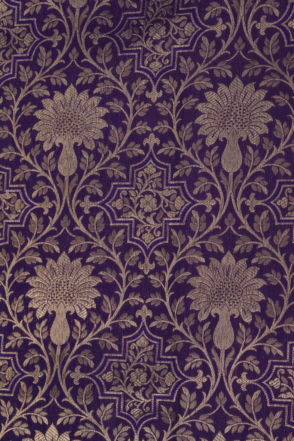 Image of Kanchipattu Brocade Purple Saree