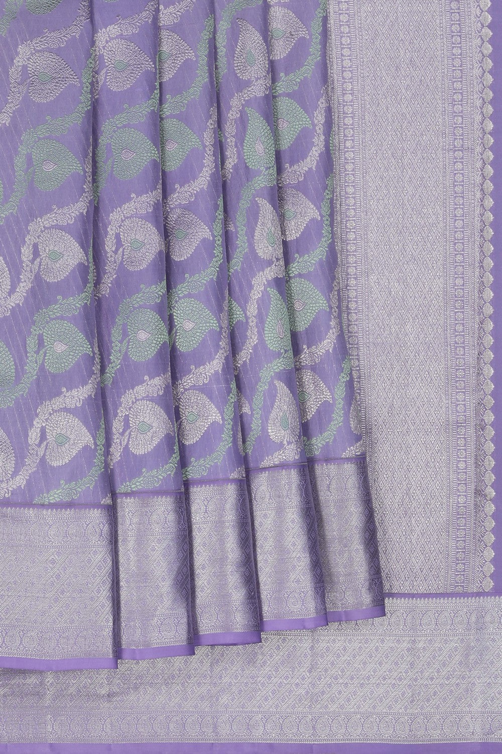 Image of Kanchipattu Brocade Purple Saree