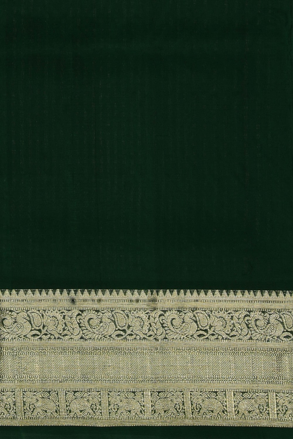 Image of Venkatagiri Brocade Teal-Green Saree