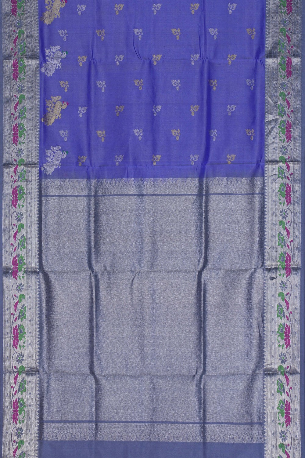 Image of Venkatagiri Purple Saree