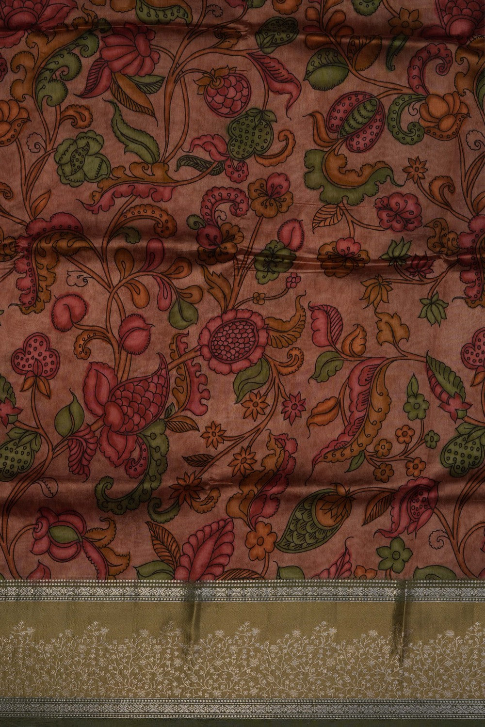 Image of Kalamkari Painting Saree