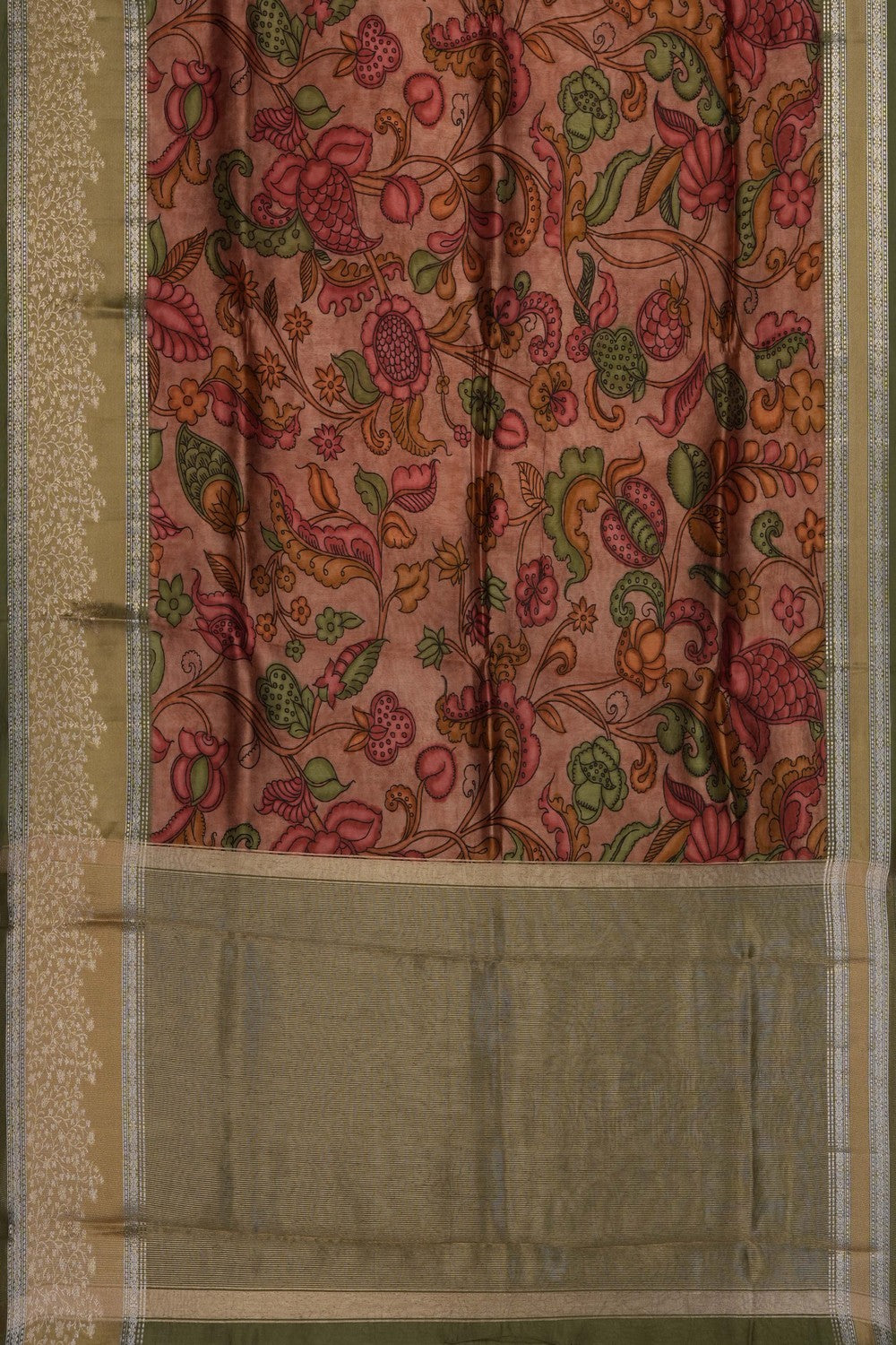 Image of Kalamkari Painting Saree