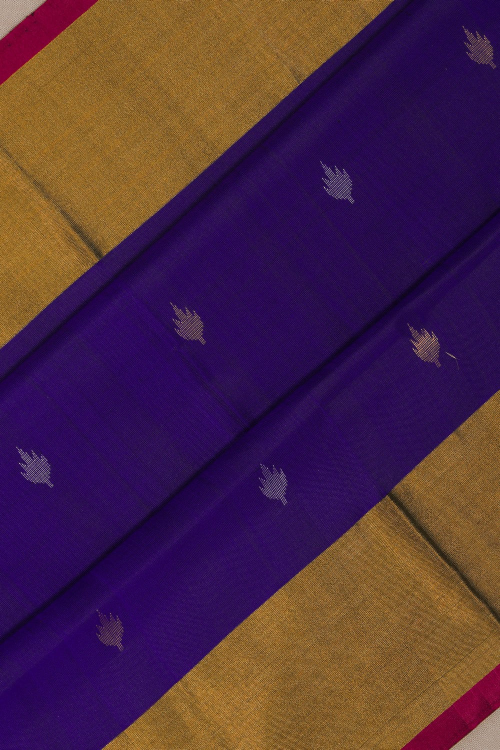 Image of Uppada Silk Indigo Blue Saree
