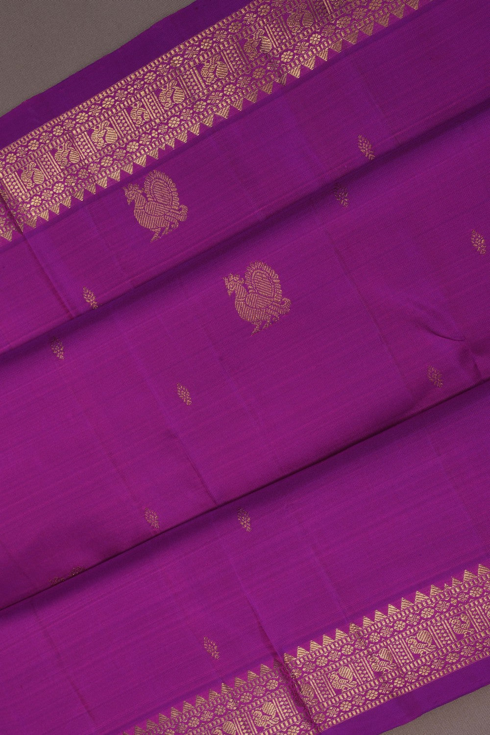 Image of South Silk Purple Saree