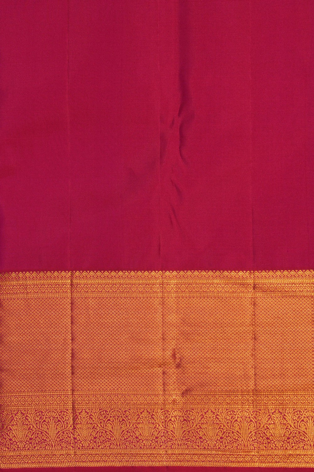 Image of South Silk Brocade Fuchsia Pink Saree