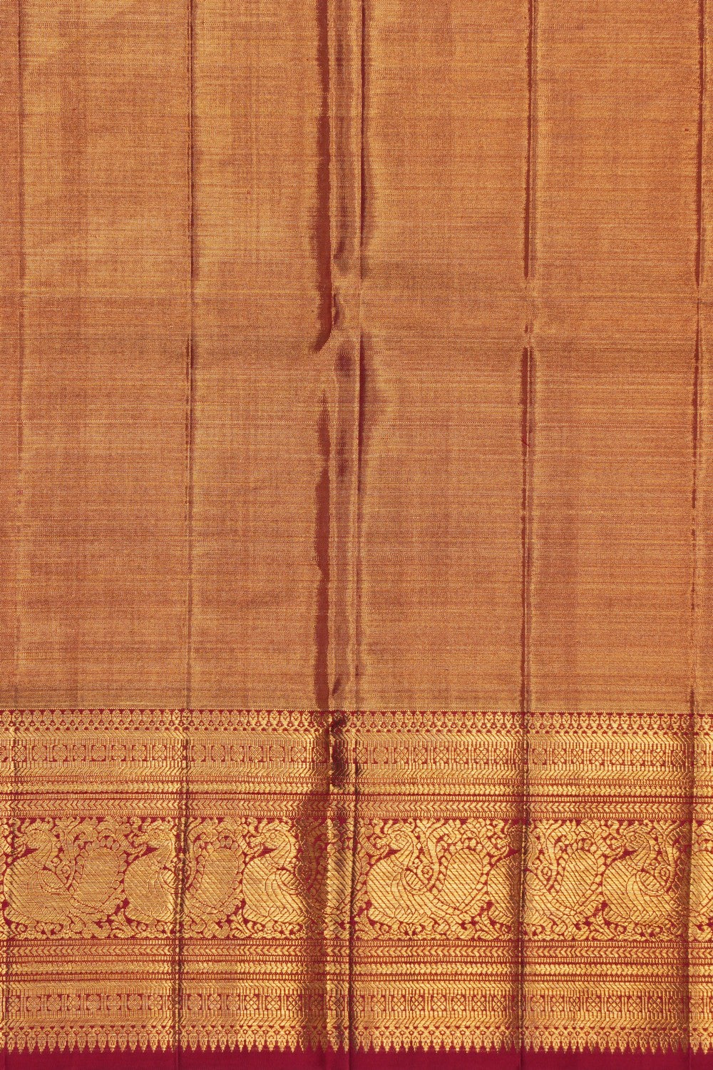Image of Kanchipattu Tissue Brocade Gold Saree
