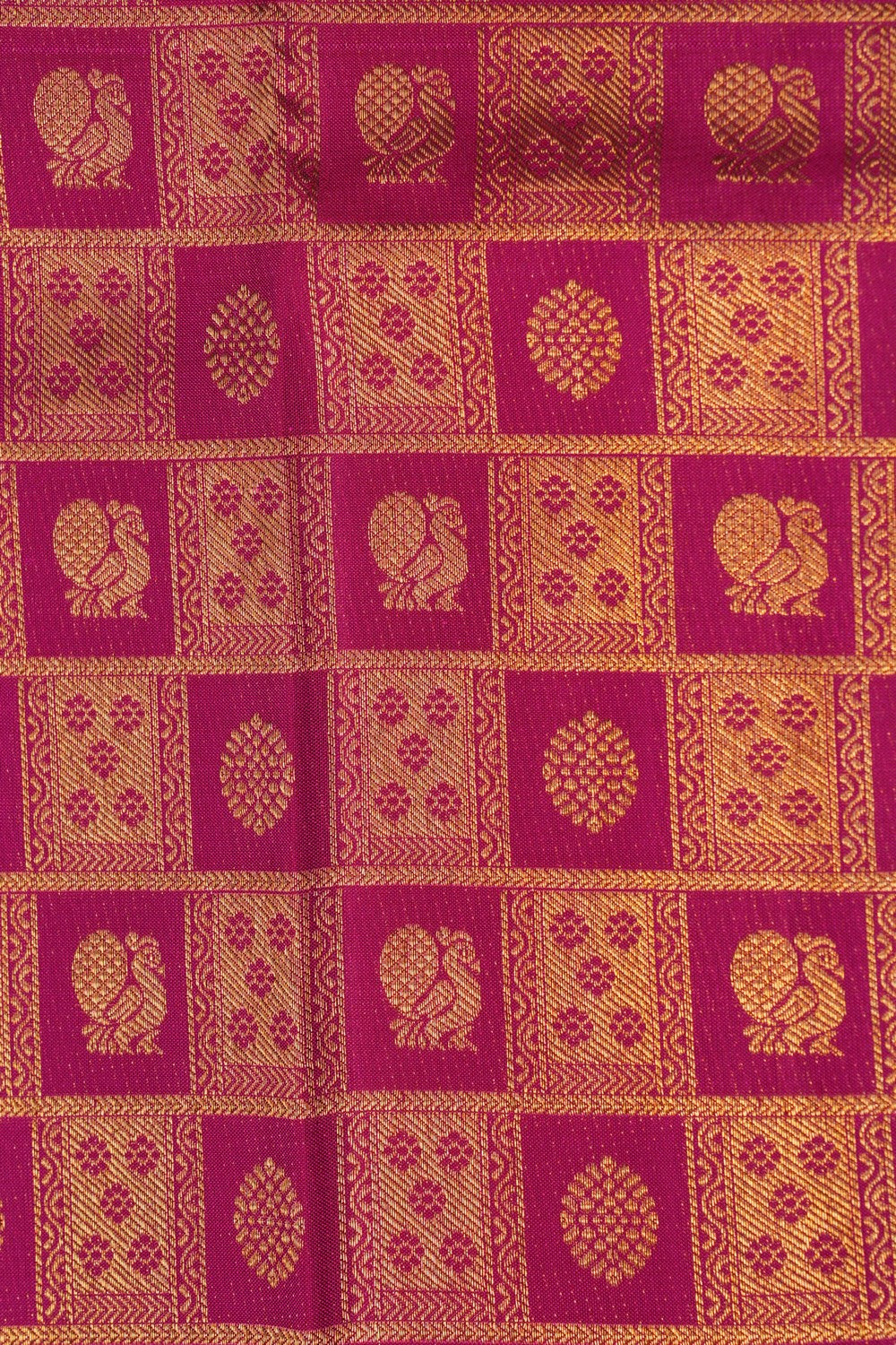 Image of Kanchipattu Brocade Pink Saree