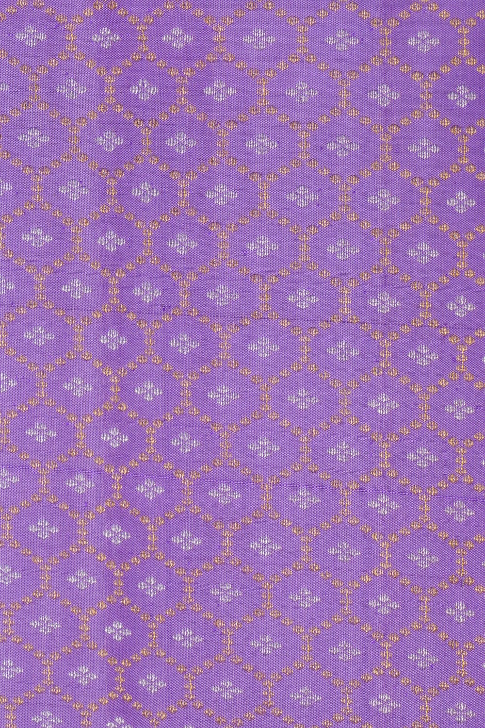 Image of Kanchipattu Brocade Purple Saree