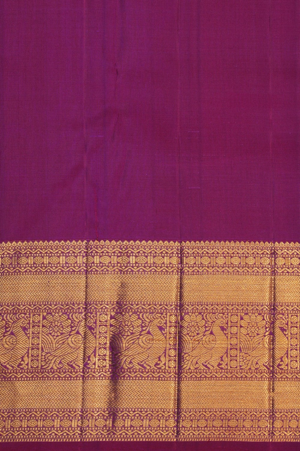 Image of Kanchipattu Brocade Purple Saree