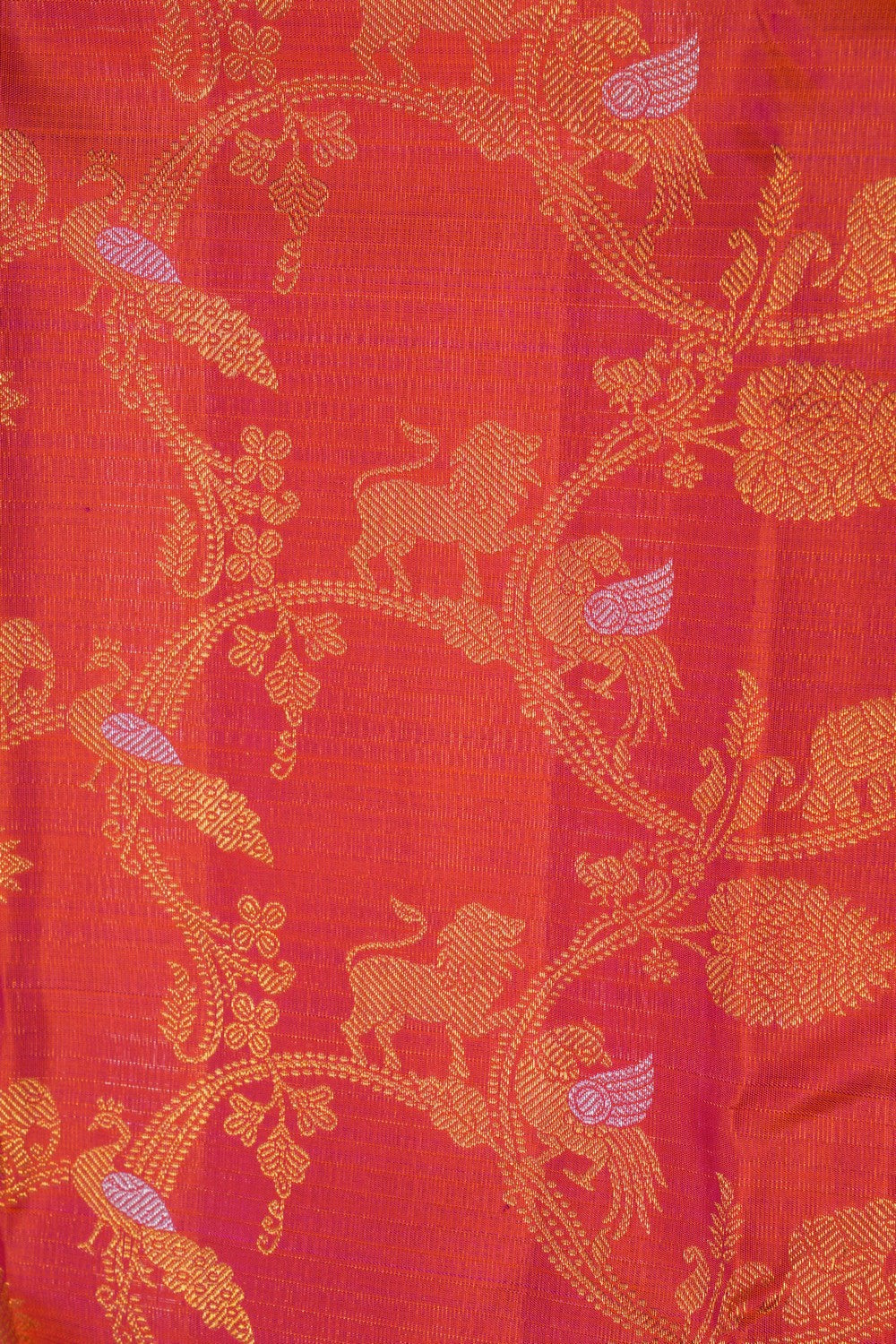 Image of Kanchipattu Fuchsia Pink Saree