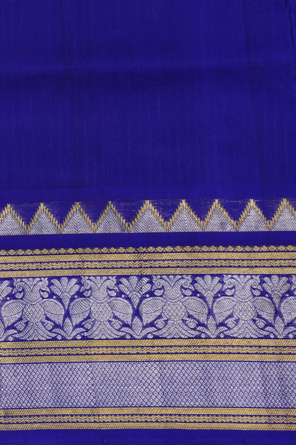 Image of Venkatagiri Brocade Teal-Green Saree