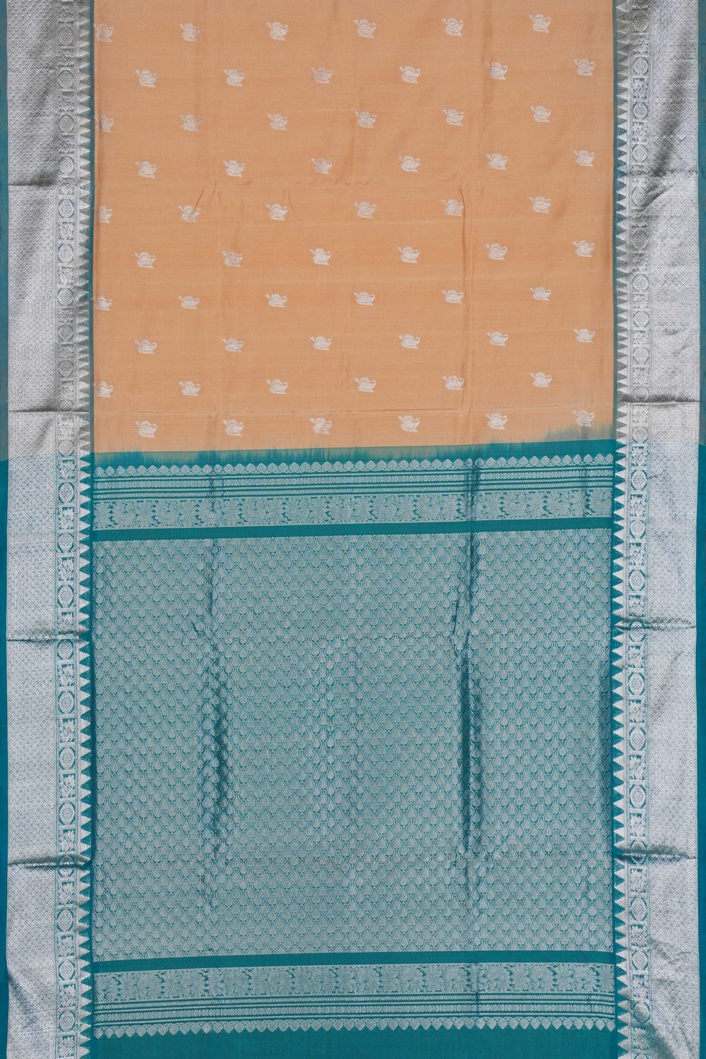 Image of Venkatagiri Classy Beige Saree