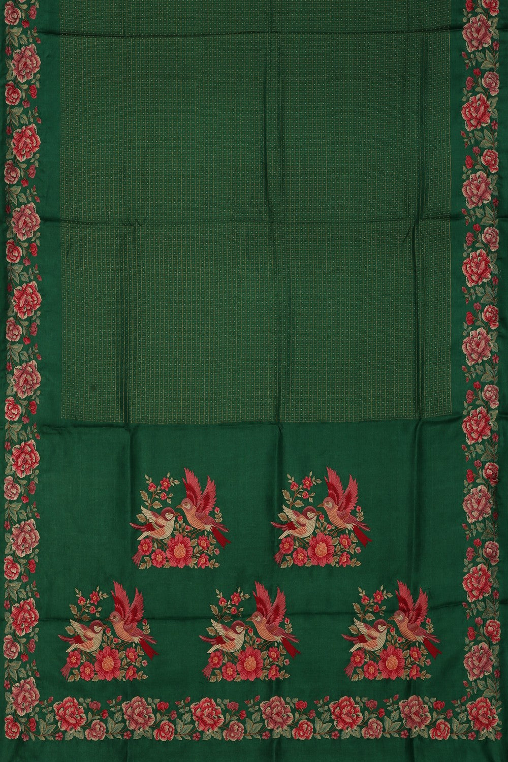 Image of A Tussar Embroidery Saree