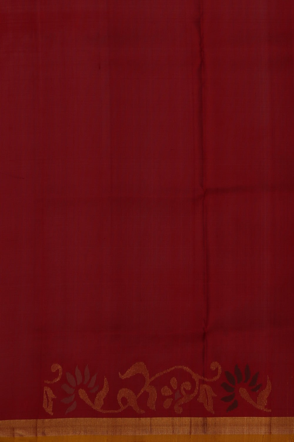 Image of Uppada Silk Caramel Maroon Saree