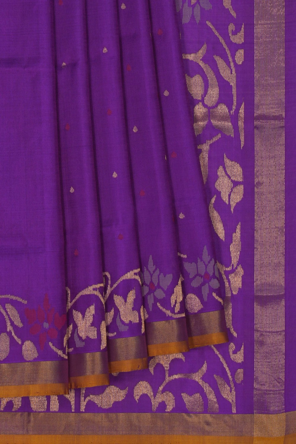 Image of Uppada Silk Purple Saree