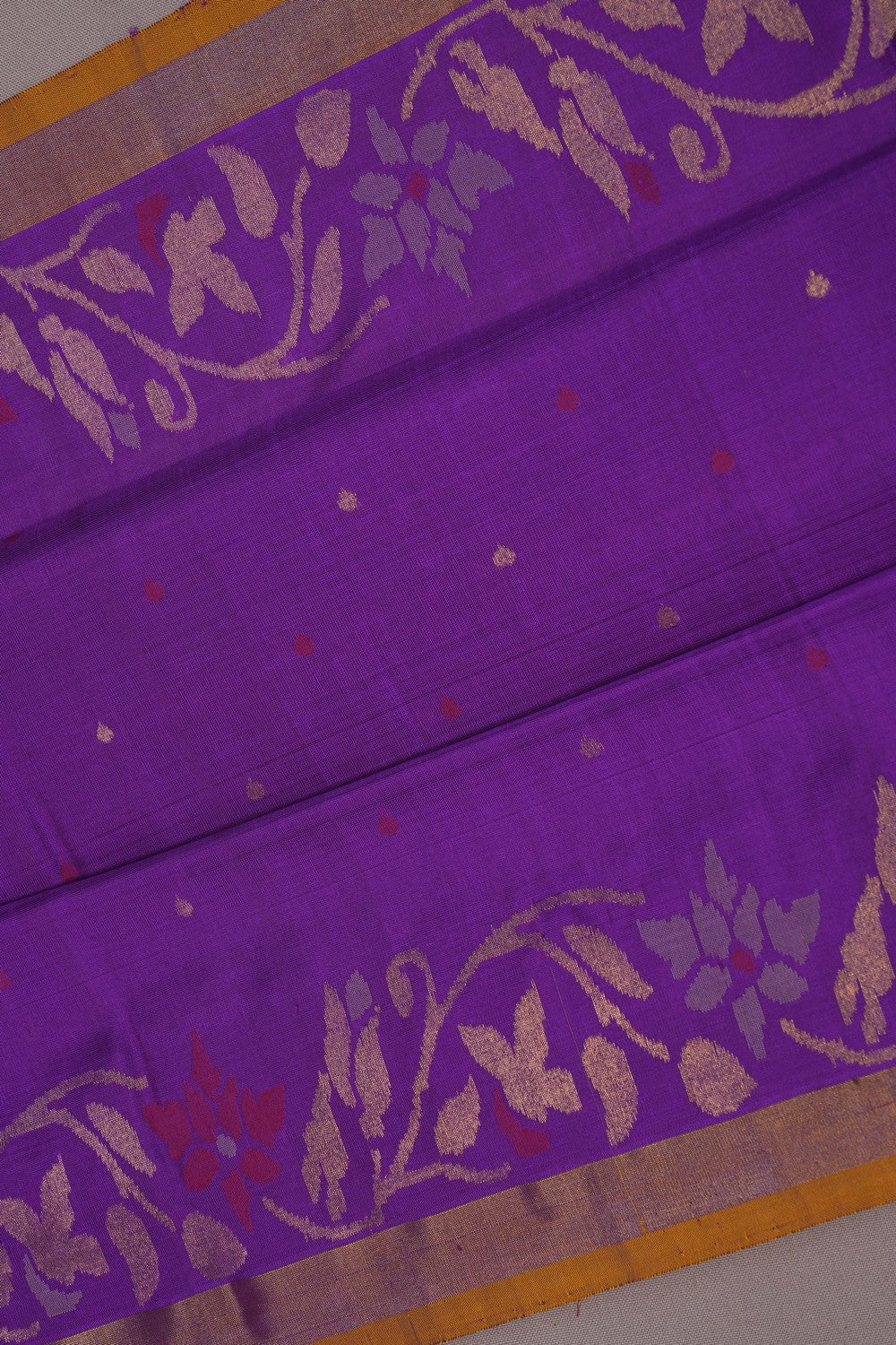 Image of Uppada Silk Purple Saree