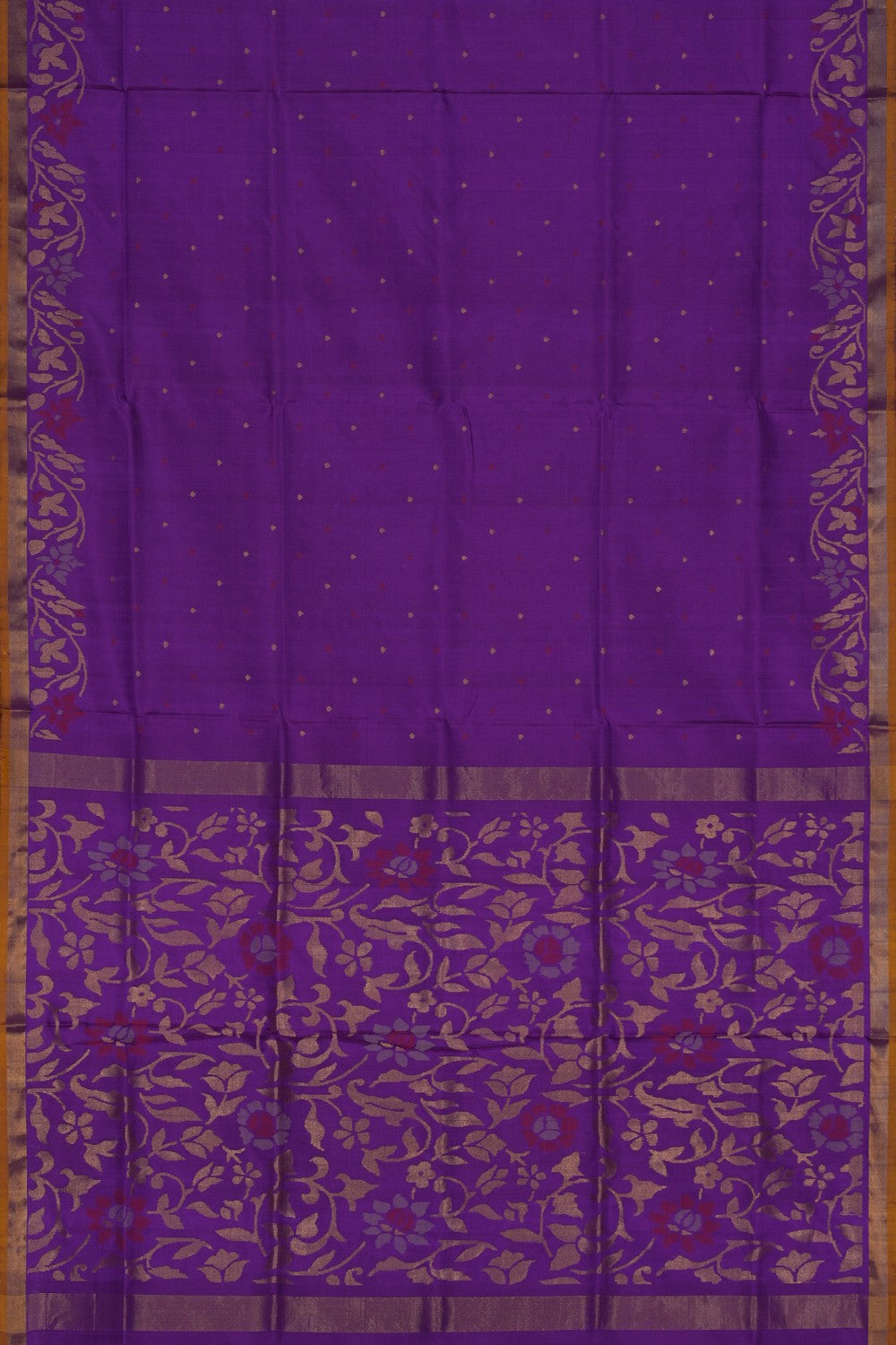 Image of Uppada Silk Purple Saree